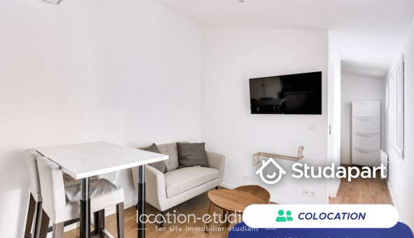 Colocation étudiante Studio &agrave; Nanterre (92000)