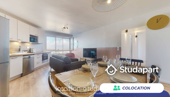 Colocation étudiante T1 &agrave; Nanterre (92000)