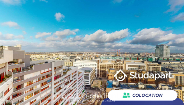 Colocation étudiante T1 &agrave; Nanterre (92000)