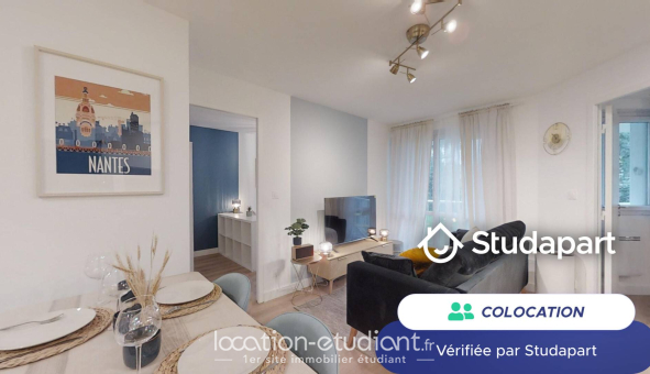 Colocation étudiante Studio &agrave; Nantes (44200)