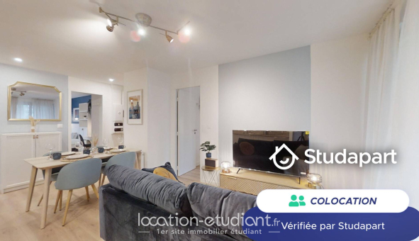 Colocation étudiante Studio &agrave; Nantes (44200)
