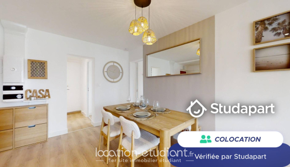 Colocation étudiante Studio &agrave; Nantes (44200)