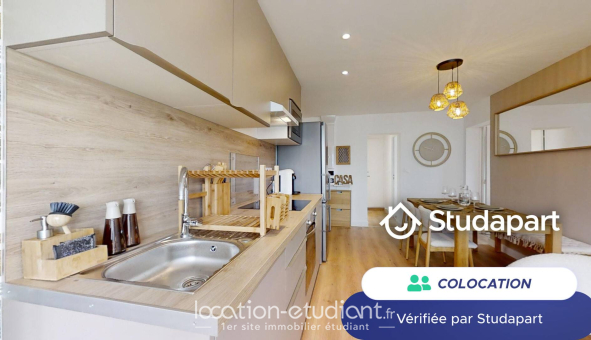 Colocation étudiante Studio &agrave; Nantes (44200)