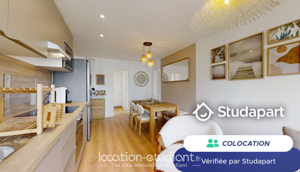Colocation étudiante Studio &agrave; Nantes (44200)