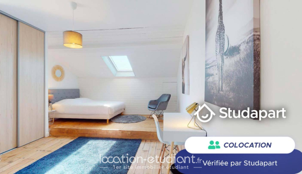 Colocation étudiante Studio &agrave; Nantes (44200)