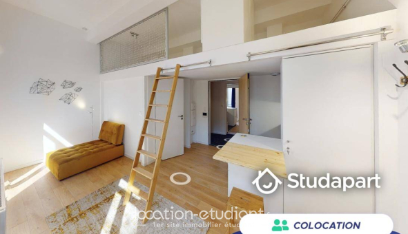 Colocation étudiante Studio &agrave; Nantes (44200)