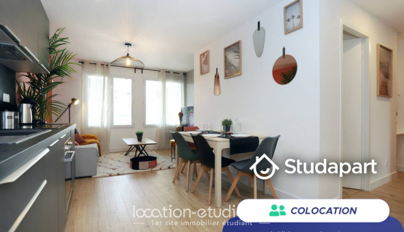 Colocation étudiante T3 &agrave; Nantes (44200)