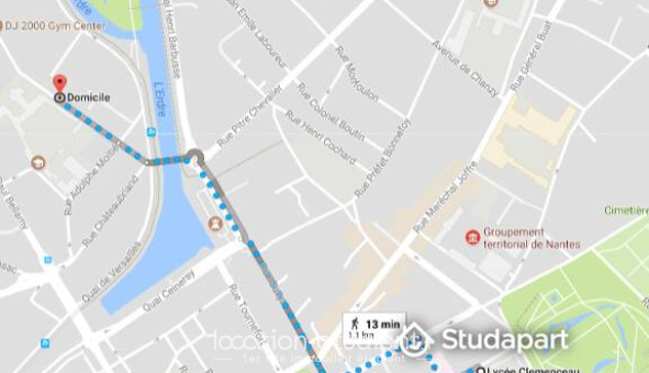 Colocation étudiante Studio &agrave; Nantes (44200)
