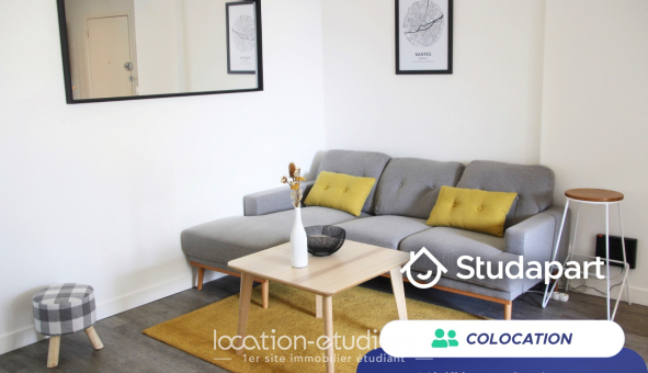 Colocation étudiante T4 &agrave; Nantes (44200)