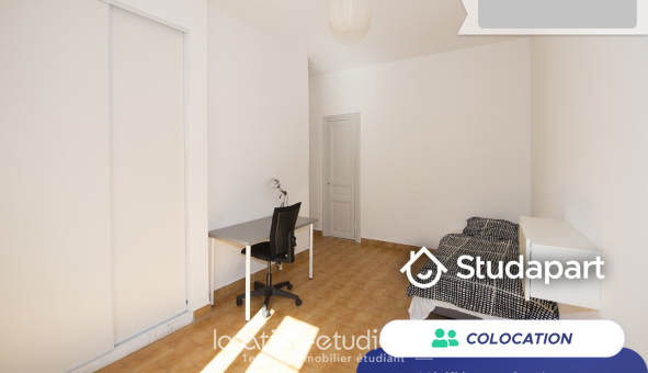Colocation étudiante T4 &agrave; Nice (06100)