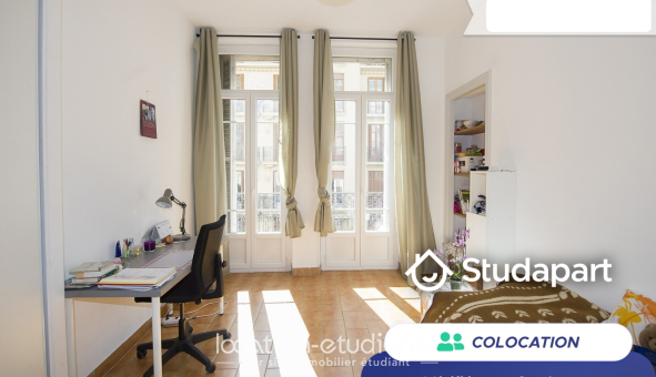 Colocation étudiante T4 &agrave; Nice (06100)