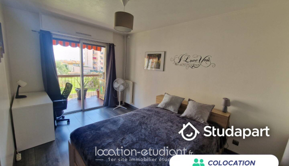 Colocation étudiante Studio &agrave; Nice (06100)