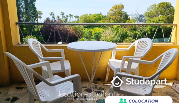 Colocation étudiante Studio &agrave; Nice (06100)