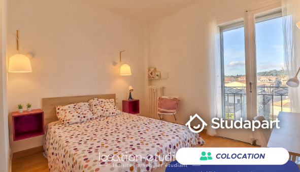 Colocation étudiante Studio &agrave; Nice (06100)