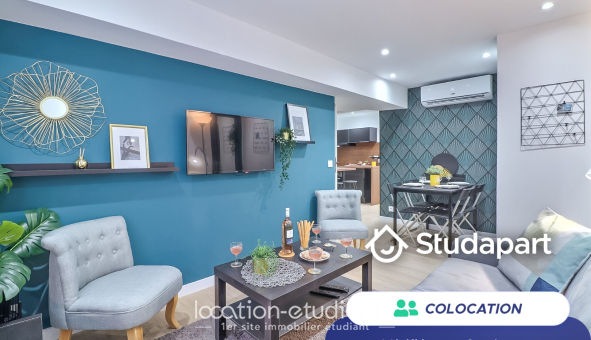Colocation étudiante Studio &agrave; Nice (06100)