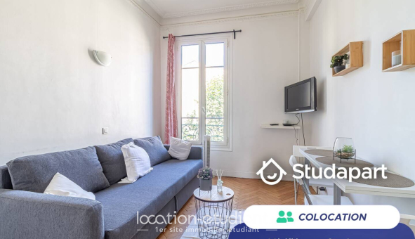 Colocation étudiante Studio &agrave; Nice (06100)