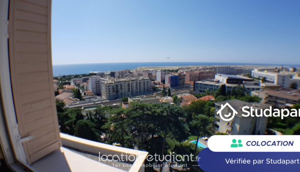 Colocation étudiante T3 &agrave; Nice (06100)