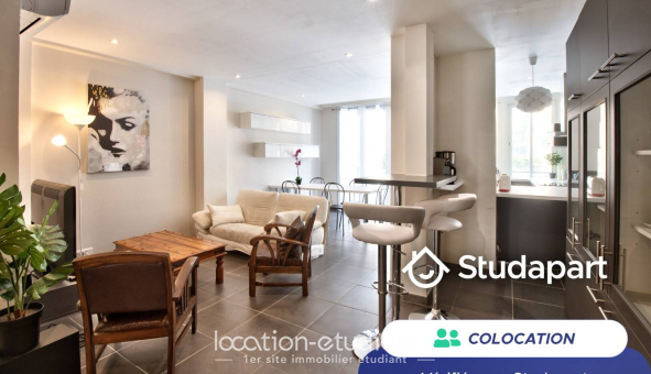 Colocation étudiante Studio &agrave; Nice (06100)