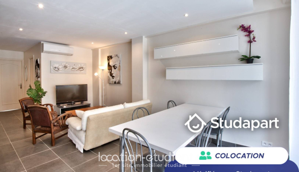 Colocation étudiante Studio &agrave; Nice (06100)