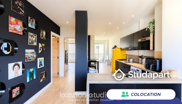 Colocation étudiante Studio &agrave; Nice (06100)