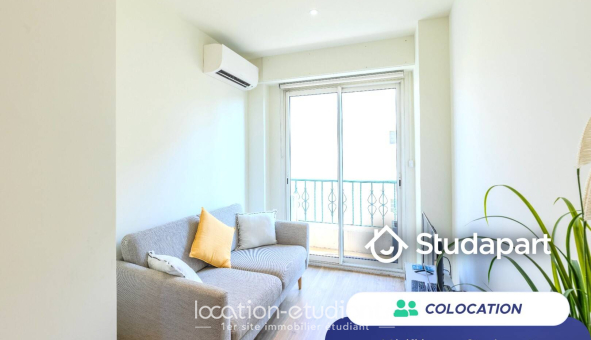 Colocation étudiante Studio &agrave; Nice (06100)