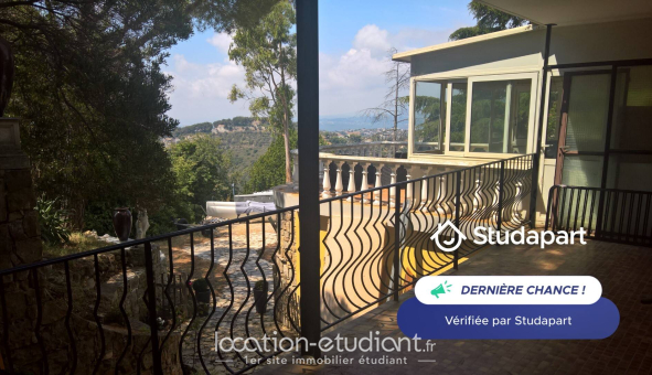 Colocation étudiante Studio &agrave; Nice (06100)