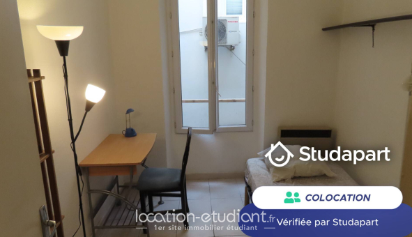 Colocation étudiante Studio &agrave; Nice (06100)