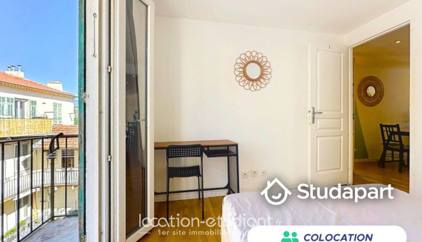 Colocation étudiante Studio &agrave; Nice (06100)