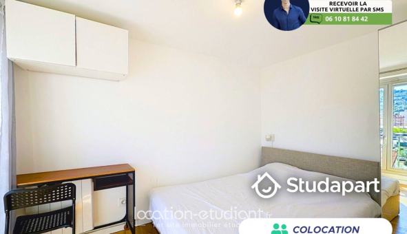 Colocation étudiante Studio &agrave; Nice (06100)