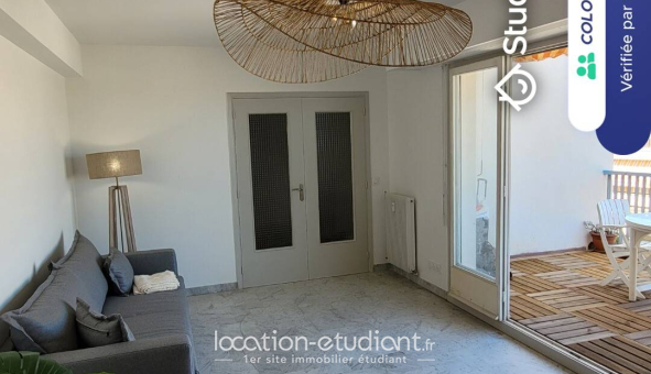 Colocation étudiante Studio &agrave; Nice (06100)