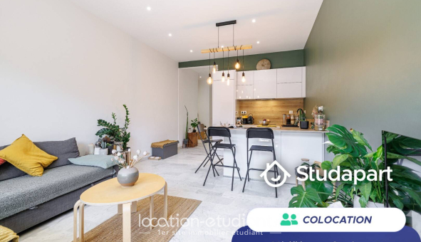 Colocation étudiante Studio &agrave; Nice (06100)