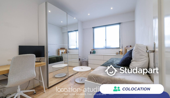 Colocation étudiante Studio &agrave; Nice (06100)