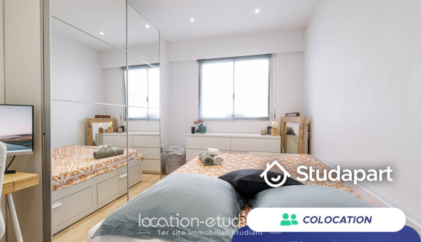 Colocation étudiante Studio &agrave; Nice (06100)