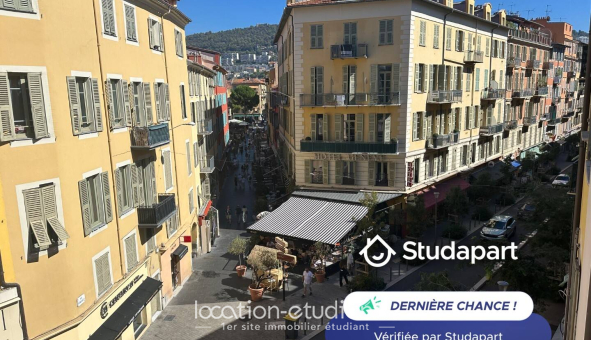 Colocation étudiante Studio &agrave; Nice (06100)