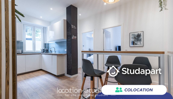 Colocation étudiante Studio &agrave; Nice (06100)