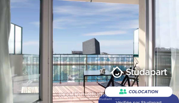 Colocation étudiante Studio &agrave; Nice (06100)
