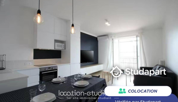 Colocation étudiante Studio &agrave; Nice (06100)