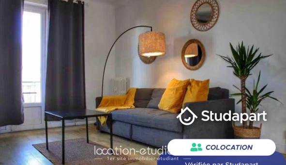 Colocation étudiante Studio &agrave; Nice (06100)
