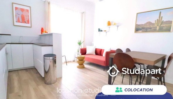 Colocation étudiante Studio &agrave; Nice (06100)