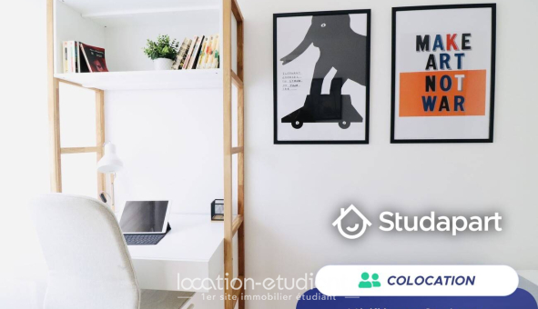 Colocation étudiante Studio &agrave; Nice (06100)