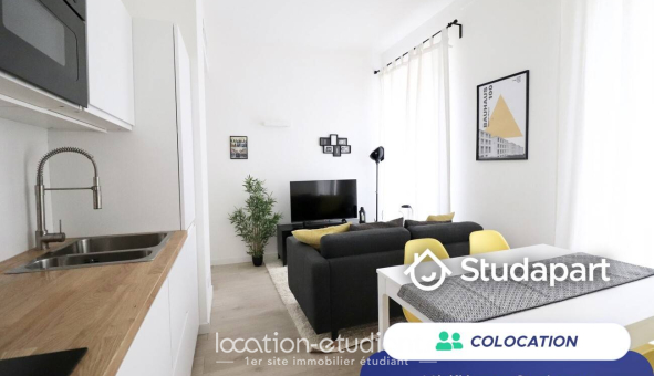 Colocation étudiante Studio &agrave; Nice (06100)