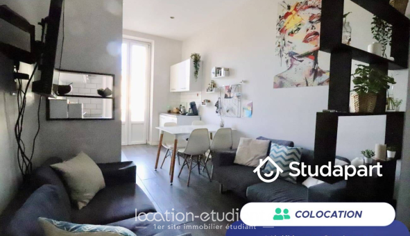 Colocation étudiante Studio &agrave; Nice (06100)