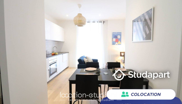 Colocation étudiante Studio &agrave; Nice (06100)