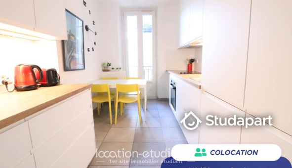 Colocation étudiante Studio &agrave; Nice (06100)