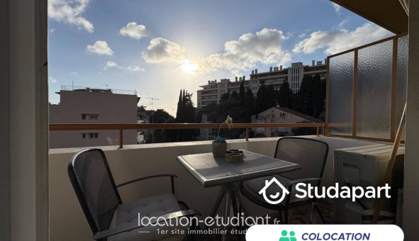 Colocation étudiante Studio &agrave; Nice (06100)