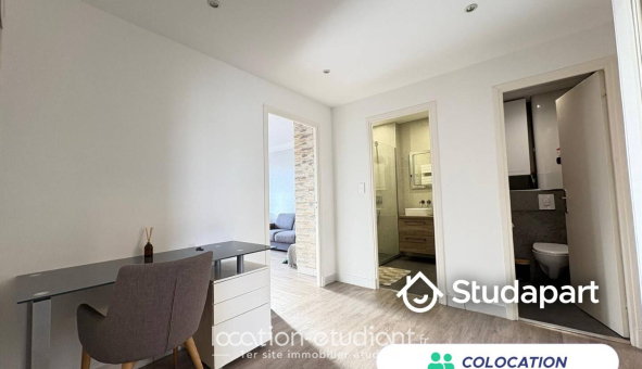 Colocation étudiante Studio &agrave; Nice (06100)