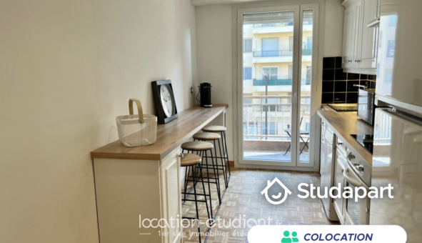 Colocation étudiante T3 &agrave; Nice (06100)