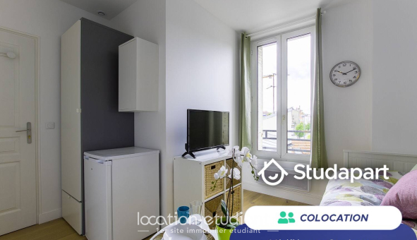 Colocation étudiante Studio &agrave; Noisy le Sec (93130)