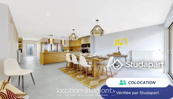 Colocation étudiante Studio &agrave; Oullins (69600)