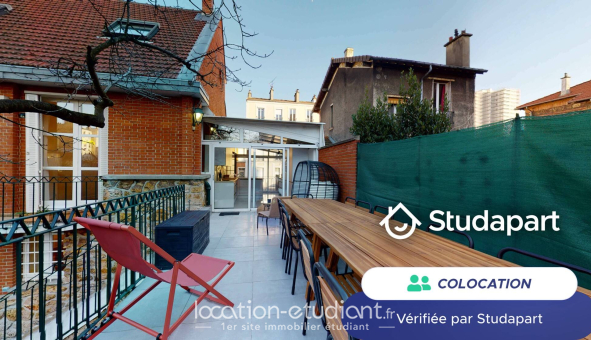 Colocation étudiante Studio &agrave; Pantin (93500)